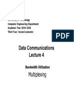 Data Communications: Multiplexing