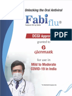 Glenmark Receives DCGI Approval For Favipiravir in India