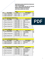 @jadwal Kegiatan Madrasah 2019-2020