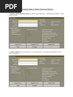 Uploading Data to Batch Element Entries