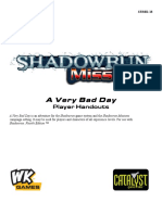 A Very Bad Day - Player Handouts PDF