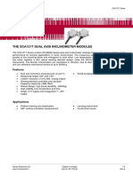 Data Sheet: The Sca121T Dual Axis Inclinometer Modules