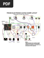 Triode Electronics Aa764 Champ Layout: 5Y3GT 6V6GT 12AX7