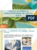 Ciência Geológica e Sustentabilidade Da Vida Na Terra