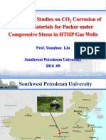 Experimental Studies On CO Corrosion of Rubber Materials For Packer Under Compressive Stress in HTHP Gas Wells