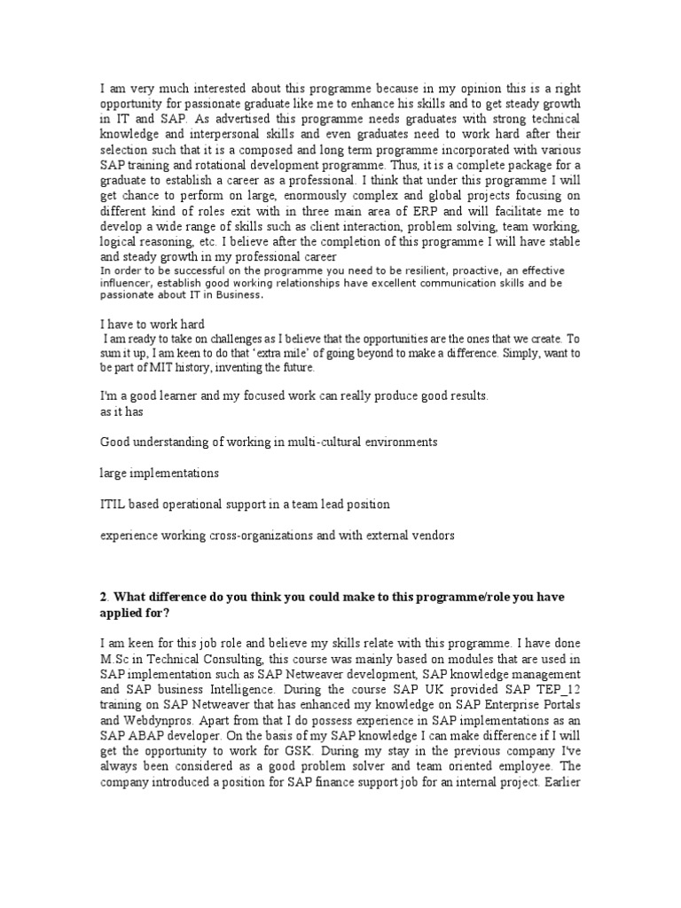 GSK E-Learning Program for Graduates | PDF | Learning | Economies