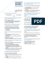 A Correlational Study Between Working and Non