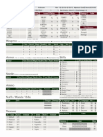 Paridine - Character Sheet PDF