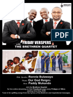 Friday Verspers: The Brethren Quartet