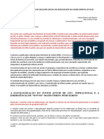 A Contribuição Do Centro de Inclusão Social Do Adolescente Na Saúde Mental de Seus Frequentadores