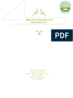 Differential Liberation Test Experiment No.2.: University of Zakho Collage of Engineering Petroleum Department