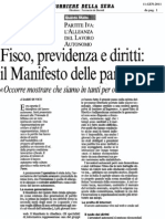 Fisco, previdenza e  diritti: il Manifesto delle Partite IVA