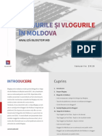 [2018] Statistici despre Bloguri și Vloguri din Moldova