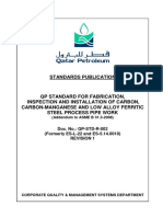 QP-STD-R-002, QP Standard for Fabrication