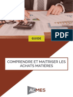 Livre Blanc Comprendre Et Maitriser Les Achats Matieres ACMES