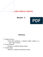 Op-Amp Applications: Module - 3