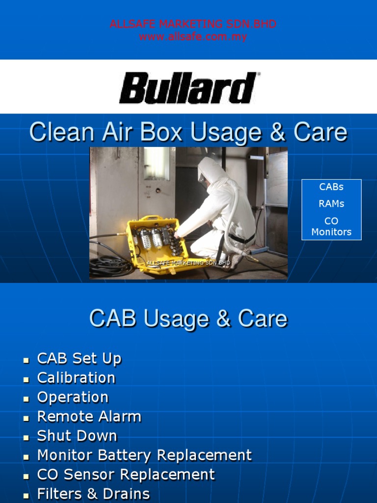 Cab Usage and Care Allsafe | PDF
