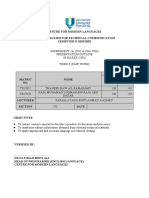 E30 Assessment 2A (TOP) Presentation Outline Sem 2 2019 2020