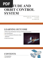 Altitude and Orbit Control