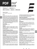 Prevencel: Beneficios y Composición | PDF | Antioxidante | Vitamina