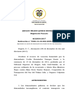 Aroldo Wilson Quiroz Monsalvo Magistrado Ponente SC22036-2017 Radicación N° 73001-31-03-002-2009-00114-01