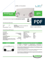 Ficha Luminaria de Emergencia LED A-LE2 PDF