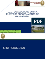 Equipos asociados en una planta de procesamiento de gas natural