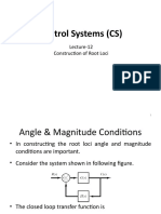 Control Systems (CS) : Lecture-12 Construction of Root Loci