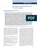 Prevalence of Peg-Shaped Maxillary Permanent Lateral Incisors: A Meta-Analysis