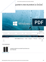 Cómo Encontrar (Y Guardar) Tu Clave de Producto de Windows PDF