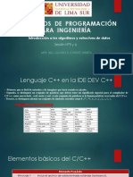 ALGORITMOS  DE  PROGRAMACIÓN  PARA  INGENIERÍA SESION 5 Y 6