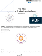 Fis333-1 - Ejercicios - Finales - Gauss