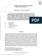 The Effect of Winglets On The Aircraft Wing Aerodynamics Numerical Studies Using LES