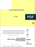 As 104 Lecture Notes Protein Degradation