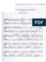 NIEUW Just A Simple Love Song PDF