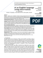 Evaluation of An English Language Peer Tutoring Intervention