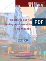 Transférer Des Notices Bibliographiques D'Endnote© Vers Wikindx