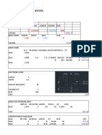 Cost Analysis For Road Section: Input Data