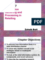 Information Gathering and Processing in Retailing: Zohaib Butt