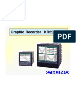 KR2000/3000 Graphic Recorder Additional Features for Data Protection