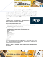 Guia Buen Uso de Foros y Pasos para Participar PDF