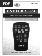 Manual Universal Remote Control I-JMB YX-3003-BL PDF | PDF ...