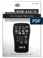 One For All 4: Universal Remote