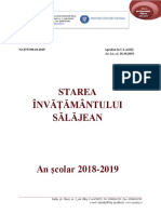 Starea Invatamantului - 2018-2019