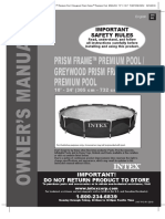 Prism Frame™ Premium Pool / Greywood Prism Frame™ Premium Pool