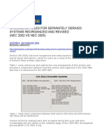 Iaei - Grounding Rules for Separately Derived Systems Reorganized and Revised