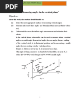 Lecturer3, Measuring Angles in The Vertical Plane