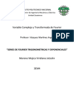 Variable Compleja y Transformada de Fourier: Profesor: Vázquez Martínez Argeo