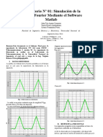 Laboratorio #01: Simulación de La Serie de Fourier Mediante El Software Matlab