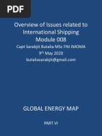 Overview of Issues Related To International Shipping: Capt Sarabjit Butalia MSC Fni Imoma 9 May 2020